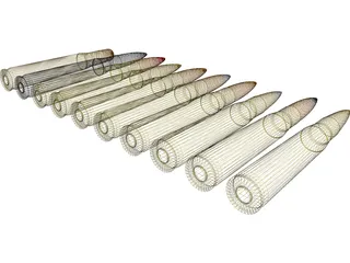 Ammo Pack 3D Model preview