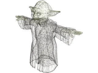 Star Wars Yoda 3D Model preview