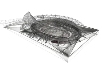 Stadium 3D Model preview
