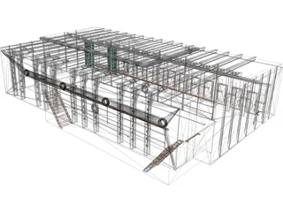 Titanic Swiming Pool 3D Model preview