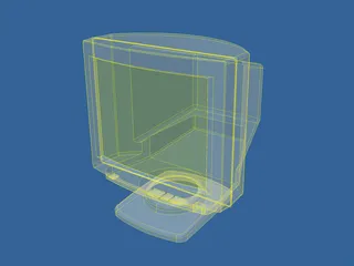 Computer Monitor 3D Model preview