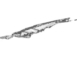 New York Long Island 3D Model preview