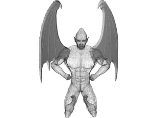 Vampire 3D Model preview