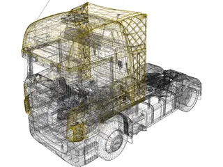 Scania 580 (2005) 3D Model preview