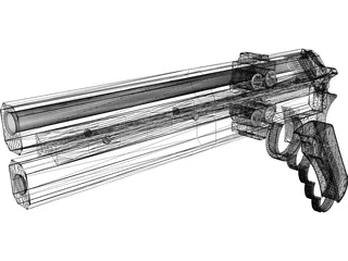 Gun Grave Gun 3D Model preview