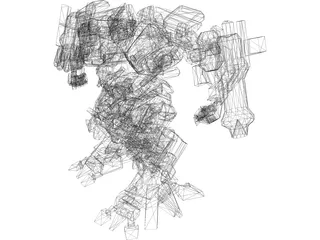 Transformers Movie IronHide 3D Model preview
