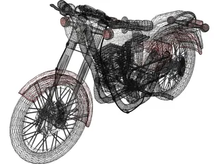 Harley-Davidson Motorcycle 3D Model preview