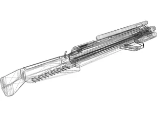 Plasma Launcher 3D Model preview