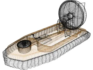 Hovercraft 3D Model preview