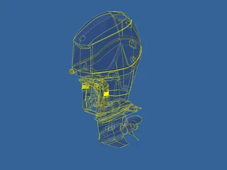 Outboat Engine 3D Model preview