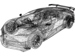Bugatti Centodieci (2020) 3D Model preview