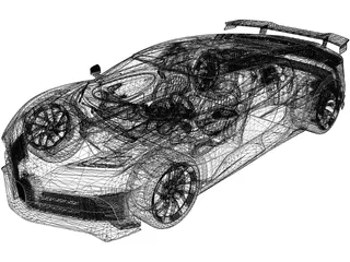 Bugatti Centodieci (2020) 3D Model preview