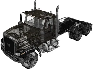Caterpillar CT680 Tractor (2015) 3D Model preview