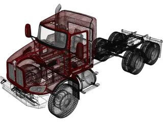 Kenworth T470 (2009) 3D Model preview