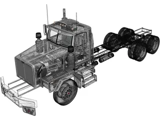 Western Star 4900 SB (2008) 3D Model preview