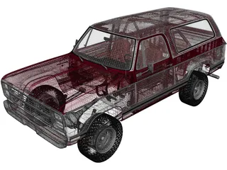 Dodge Ramcharger (1979) 3D Model preview