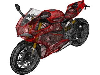 Ducati 1199 Panigale (2012) 3D Model preview