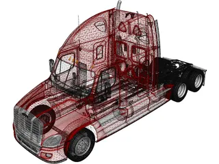 Freightliner Cascadia (2011) 3D Model preview