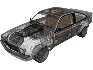 Holden Torana A9X (1977) 3D Model preview