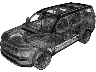 Jeep Grand Wagoneer (2022) 3D Model preview