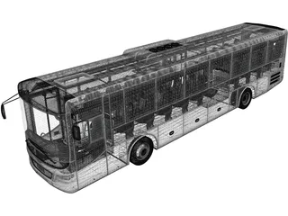 MAN Lions Intercity (2015) 3D Model preview