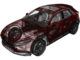 Mazda CX-30 (2020) 3D Model preview