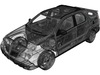 Pontiac Aztek (2005) 3D Model preview