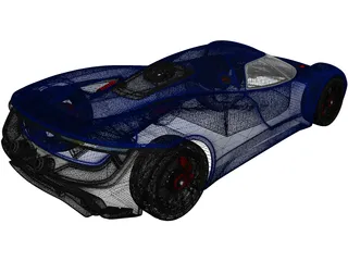 Porsche 917 Concept (2013) 3D Model preview