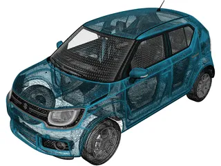 Suzuki Ignis (2019) 3D Model preview