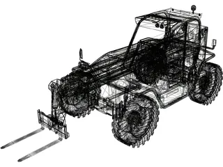 Merlo Handler 40 3D Model preview