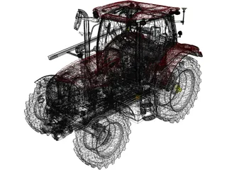 Case IH Maxxum Series 3D Model preview