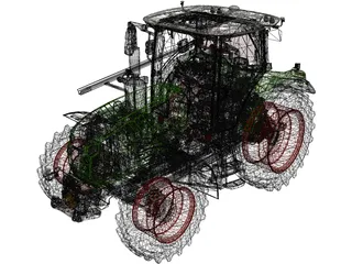 Claas Arion 660-610 3D Model preview