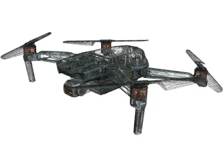 DJI Mavic Drone 3D Model preview