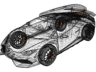 Lamborghini Huracan Sterrato (2023) 3D Model preview