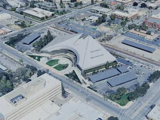 Fresno City, CA, USA (2024) 3D Model preview