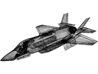 Lockheed Martin F-35 Lightning II 3D Model preview