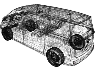 Volkswagen ID Buzz GTX 3D Model preview