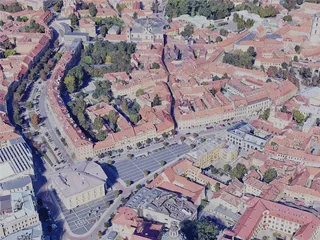 Vilnius City, Lithuania (2023) 3D Model preview