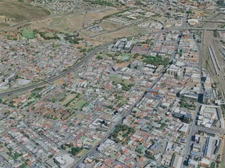 Cape Town City, South Africa (2024) 3D Model preview