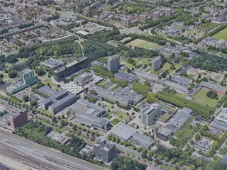 Eindhoven City, Netherlands (2022) 3D Model preview