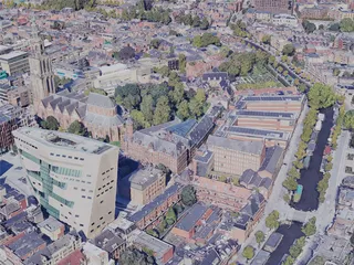 Groningen City, Netherlands (2023) 3D Model preview