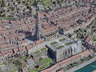 Bern City, Switzerland (2023) 3D Model preview