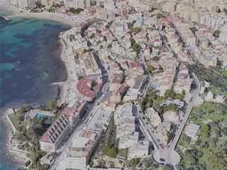 Ibiza City, Spain (2023) 3D Model preview