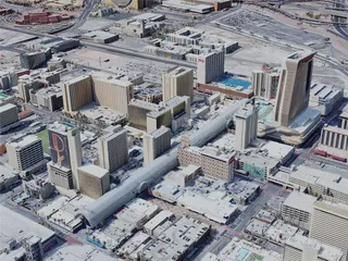 Las Vegas City, Downtown, USA (2023) 3D Model preview
