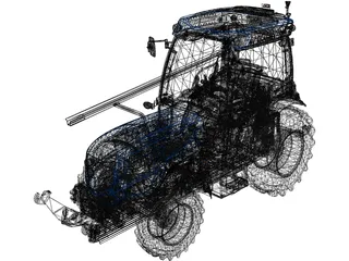 Landini REX 4 GT 3D Model preview
