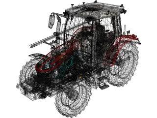Massey Ferguson MF 5S 3D Model preview