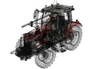 Massey Ferguson MF 6S 3D Model preview