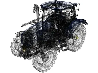 New Holland T6 Series 3D Model preview