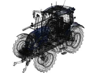 Valtra N Series 3D Model preview