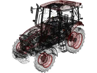 Zetor Major CL 3D Model preview